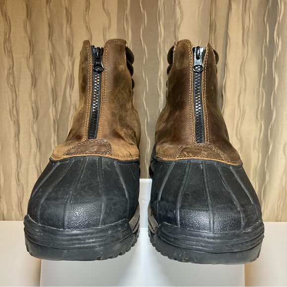 Propet Blizzard Zippered Snow Men's 9.5 XX 5E Brown Black Thinsulate M3792 BRB - Picture 6 of 16
